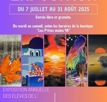 Exposition annuelle de l'atelier de Lucie