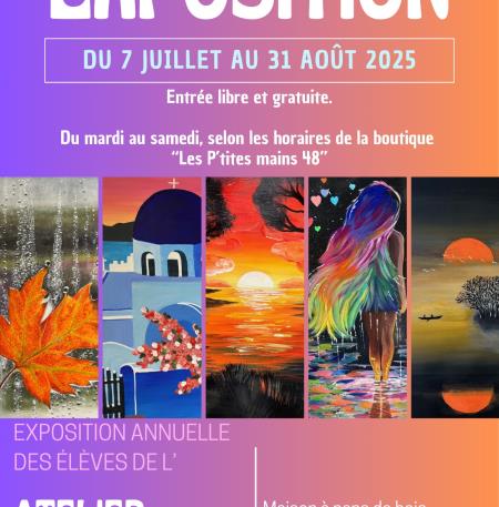 Exposition annuelle de l'atelier de Lucie