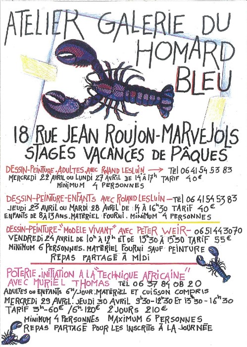 ATELIER GALERIE DU HOMARD BLEU