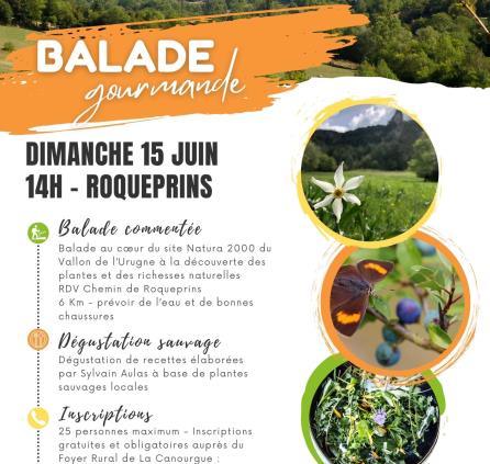 Balade gourmande de Roqueprins