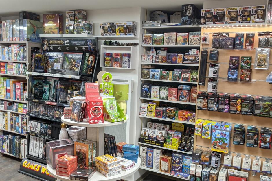 La boutique de jeux 