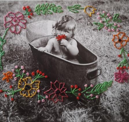 broderie sur photo