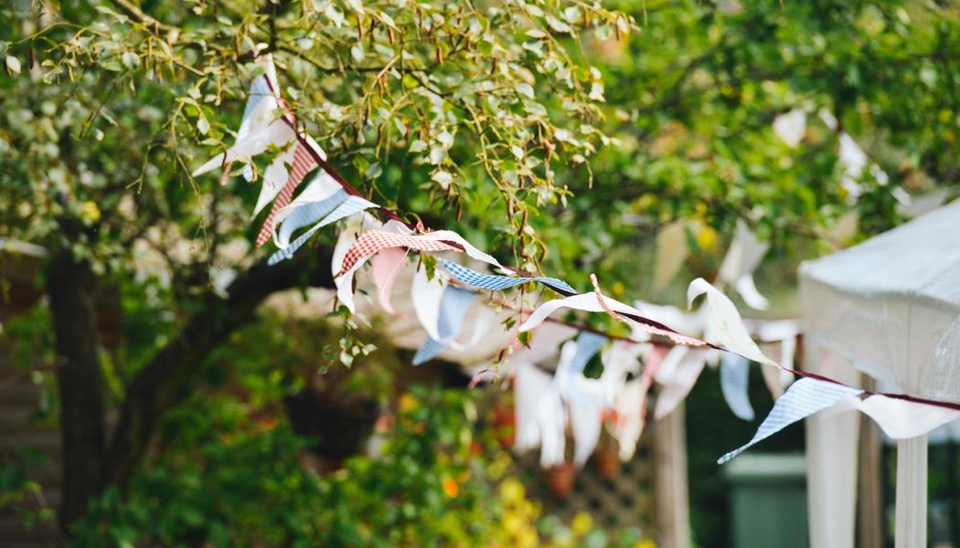 fete drapeaux jardin