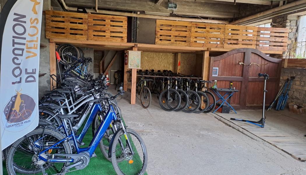 Local de location de vélos à Florac