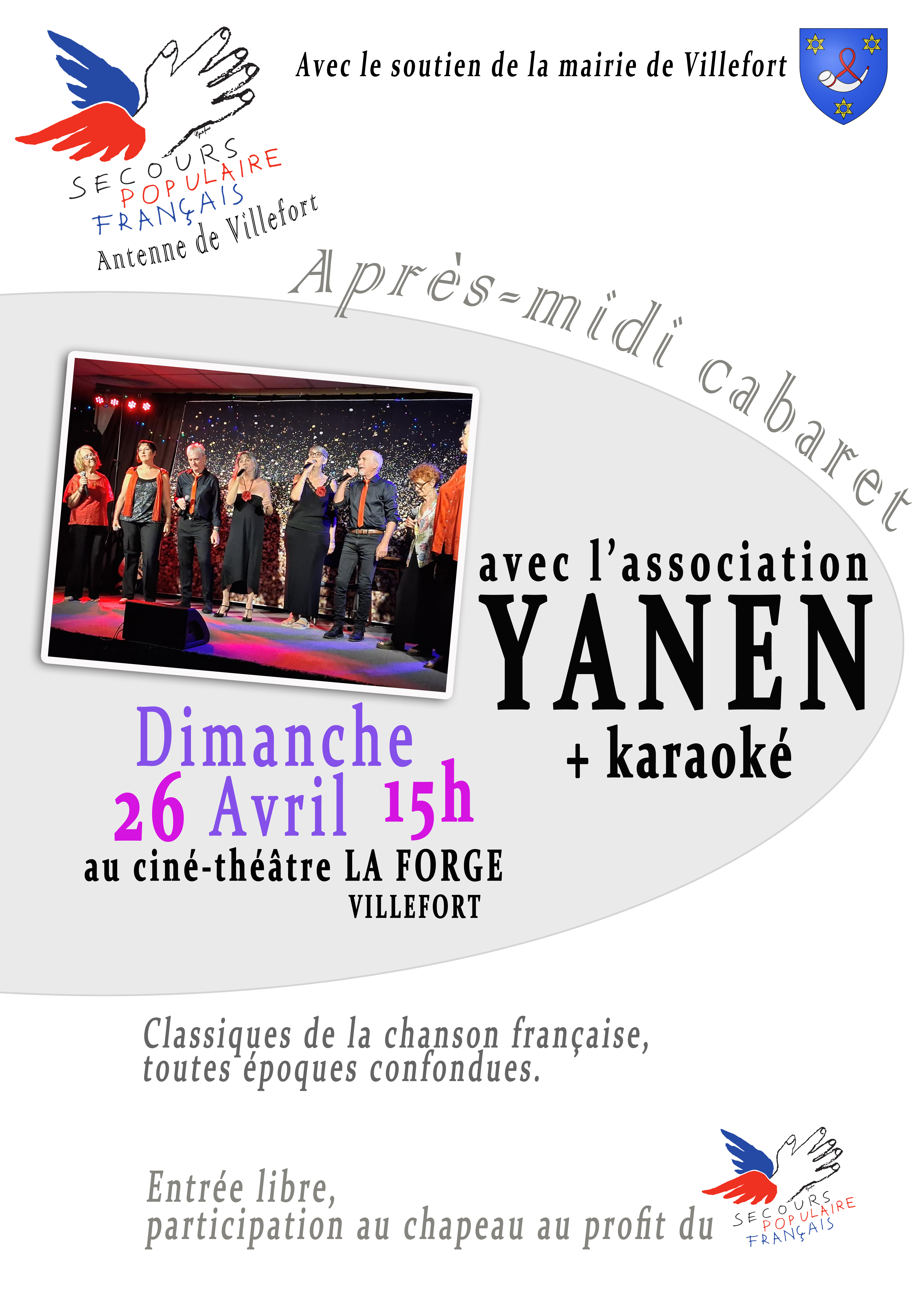 CABARET YANEN — visuel événement