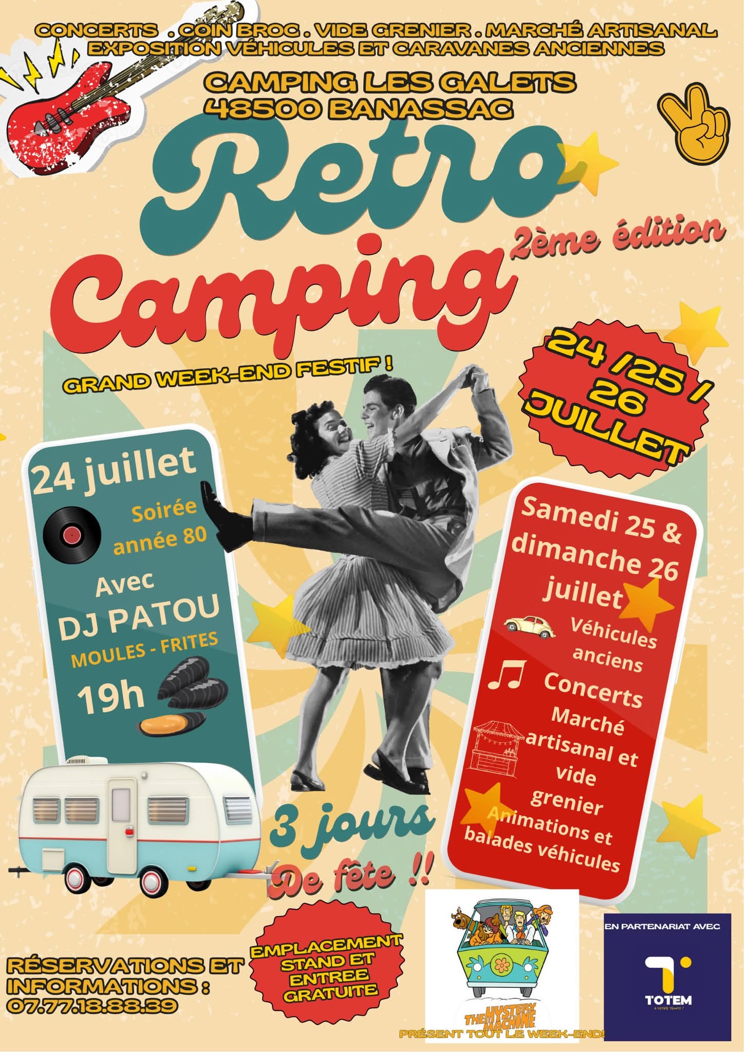 WEEK-END RETRO ROCK & ROLL AU CAMPING