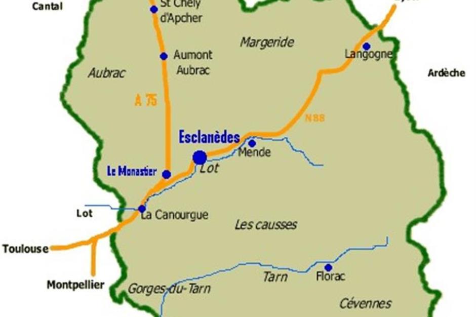 carte lozère