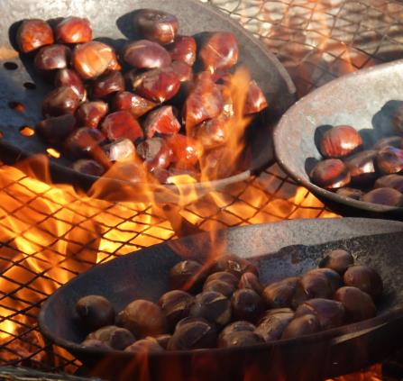 chataignes grillees
