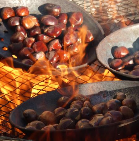 chataignes grillees
