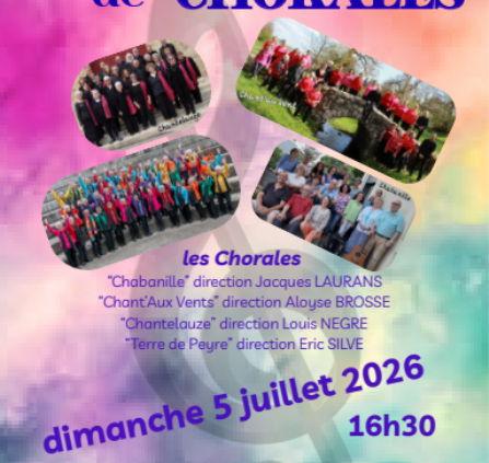 RENCONTRE DE CHORALES EN TERRE DE PEYRE