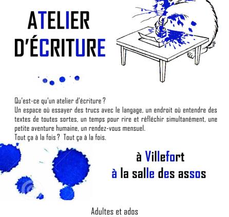 atelier écriture