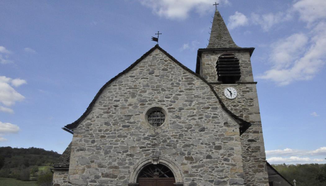 Eglise  Saint-Privat à Combret
