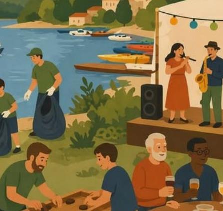 fête lac