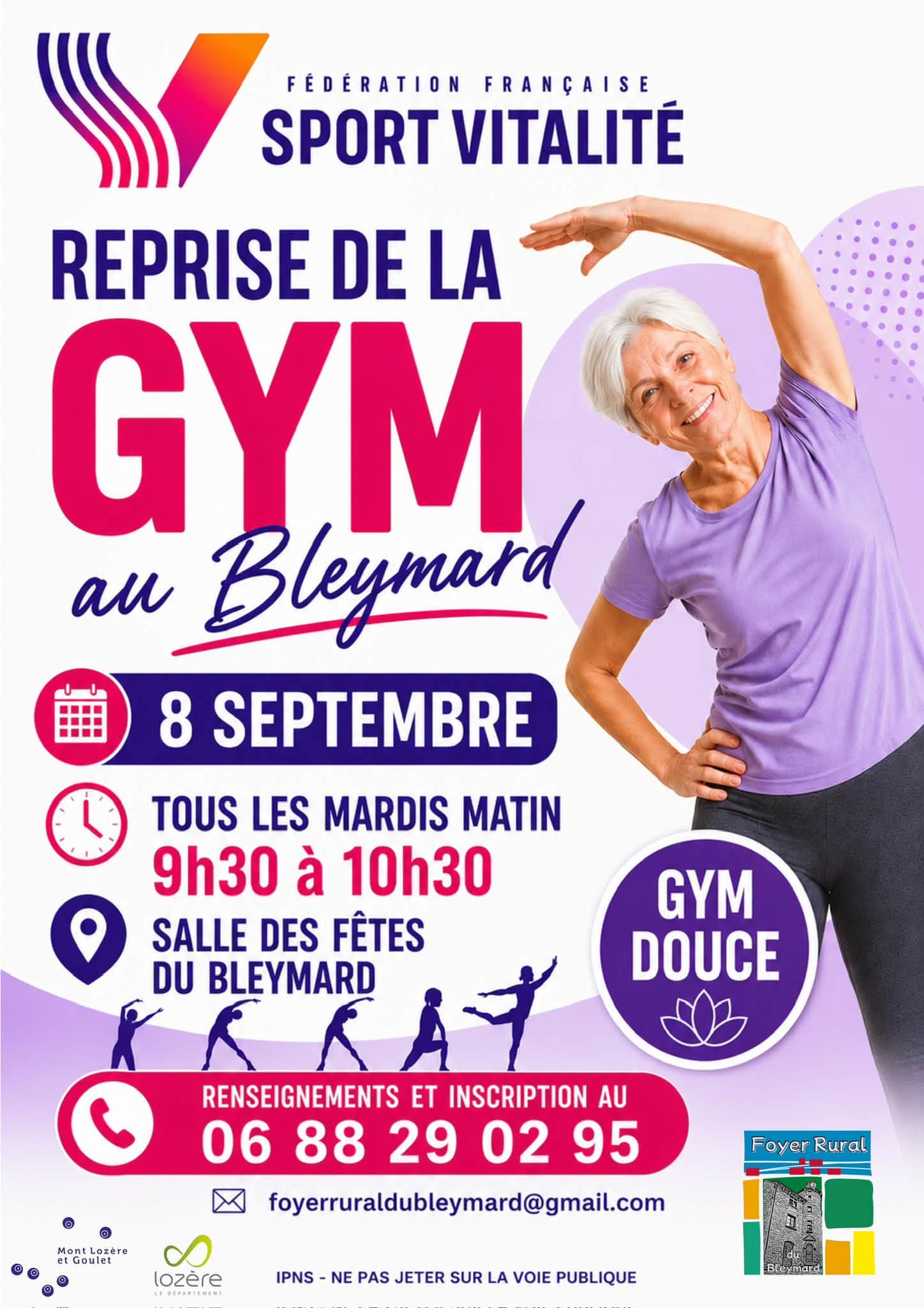 COURS DE GYMNASTIQUE