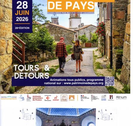 Journée du patrimoine de pays et des moulins : Eglise de La Piguière
