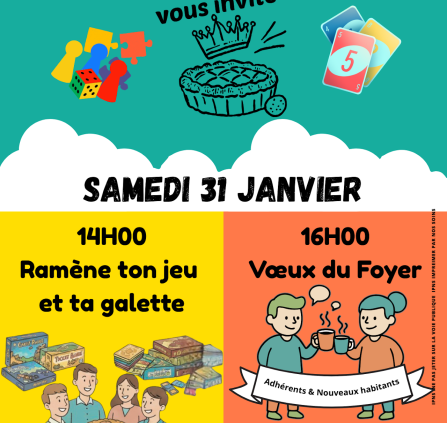 janvier - 31 - jeux et galette
