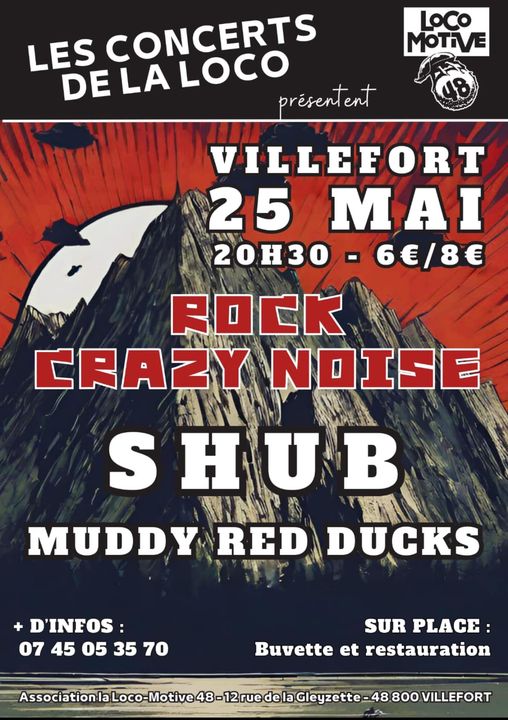 LES CONCERTS DE LA LOCO : ROCK - CRAZY NOISE null France null null null null