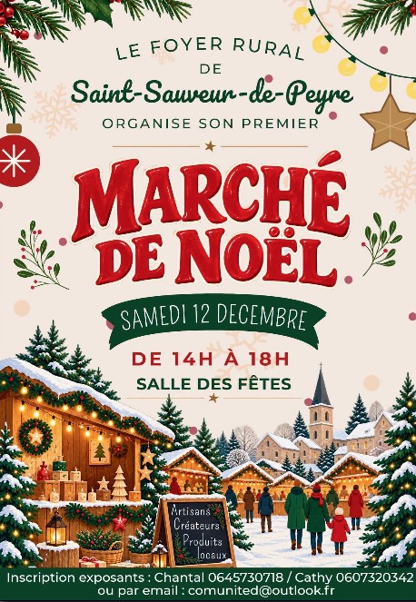 Photo de couverture - MARCHÉ DE NOËL DE SAINT-SAUVEUR-DE-PEYRE