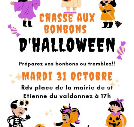 octobre - 31- chasse aux bonbons