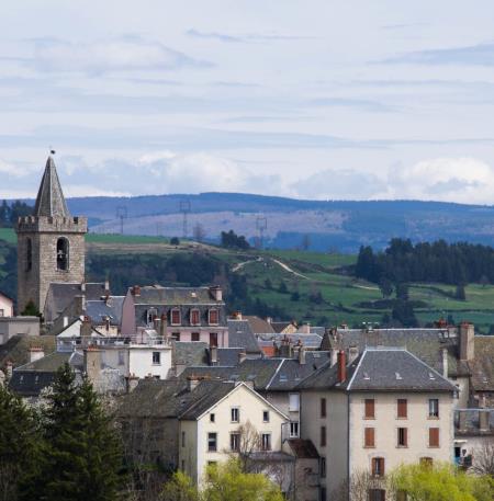 Vue de Saint Chely D'Apcher