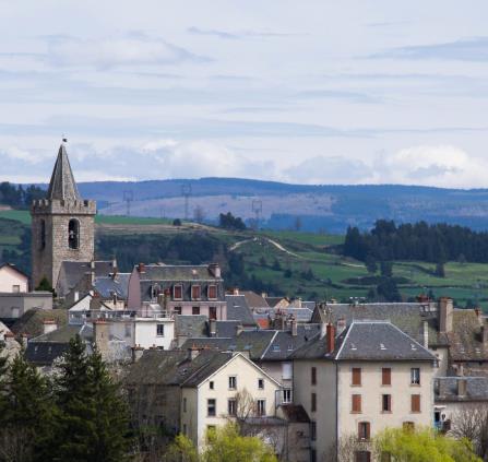 Vue de Saint Chely D'Apcher
