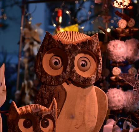Marché de Noël - Figurines en bois