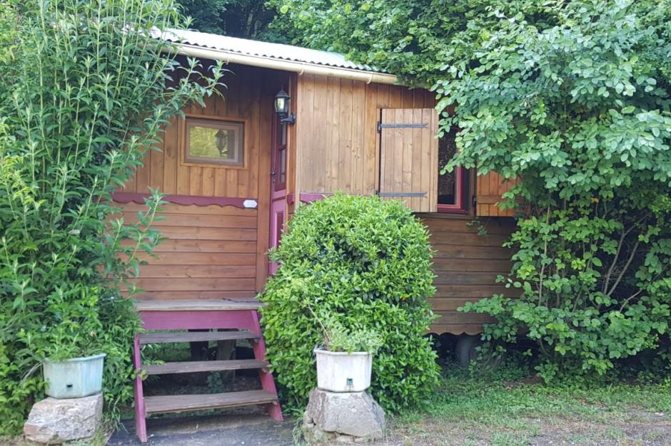 roulotte vue de coté  