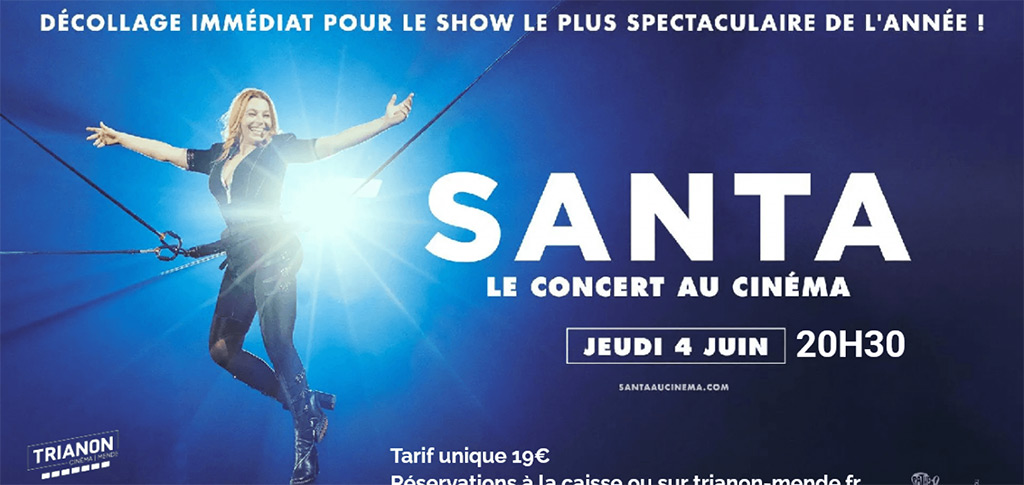 SANTA - LE CONCERT AU CINÉMA — visuel événement