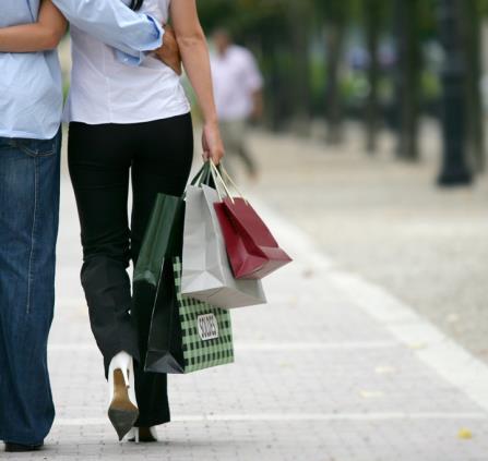 shopping, courses, mende, ville