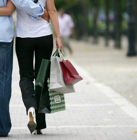 shopping, courses, mende, ville