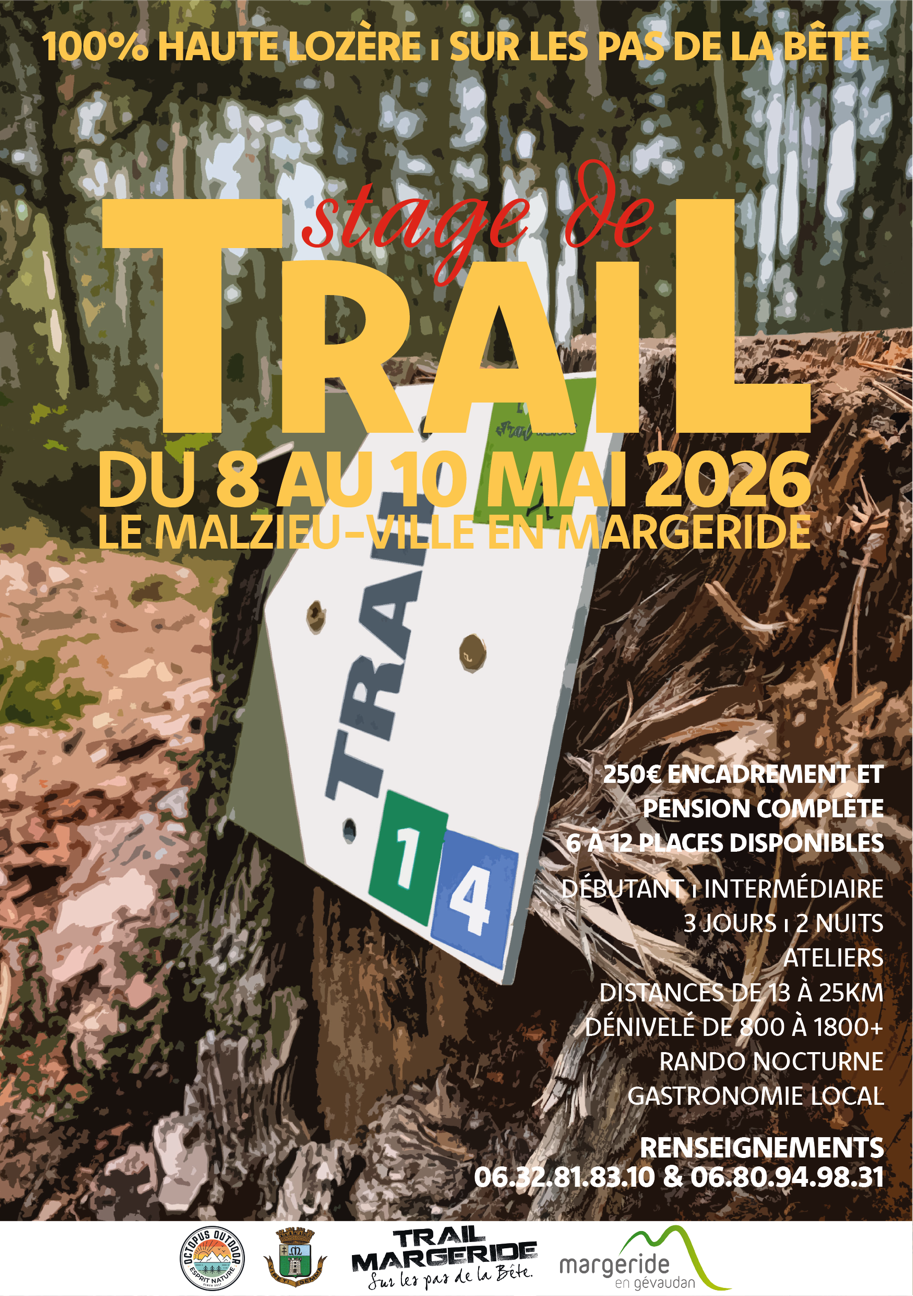 STAGE TRAIL EN HAUTE-LOZÈRE : SUR LES PAS DE LA BÊTE, Le Malzieu-Ville