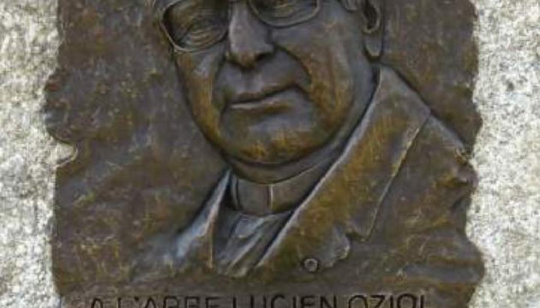 stèle buste Lucien Oziol