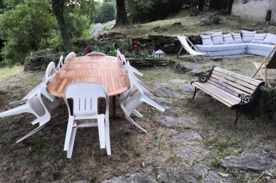 table extérieure 12 places 