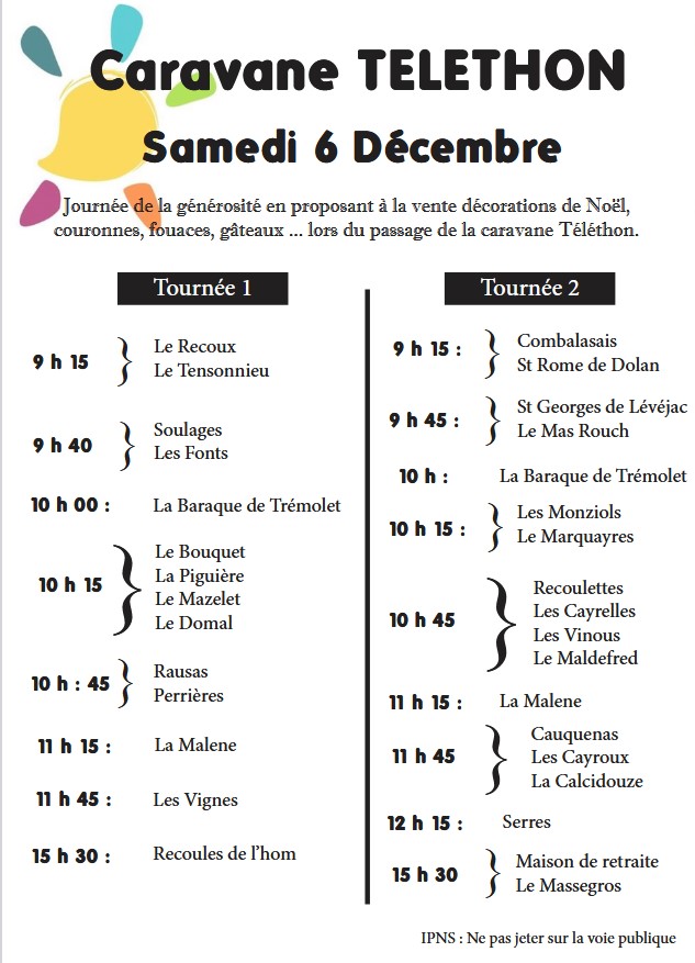 JOURNÉE TÉLÉTHON