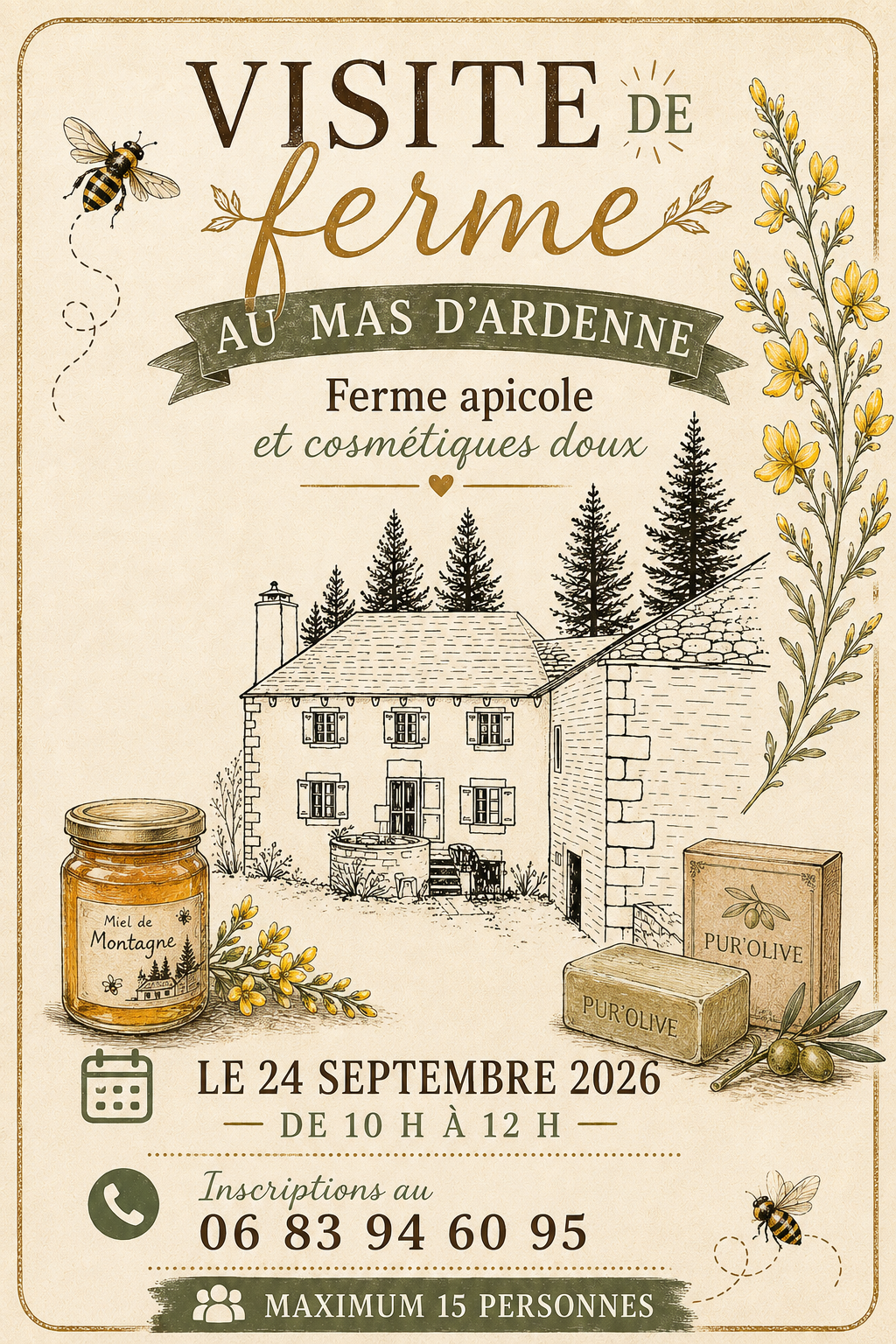 VISITE DE FERME : LE MAS D'ARDENNE